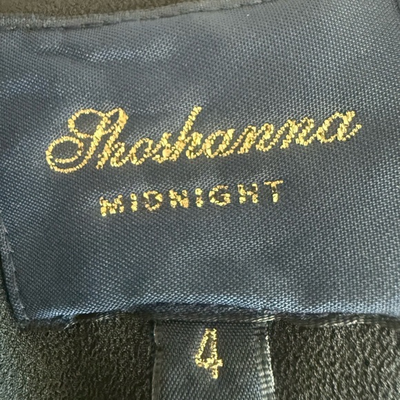 Shoshanna Ruffled Mock Neck Keyhole Cutout Evening Party Dress Size 2 - Picture 4 of 5